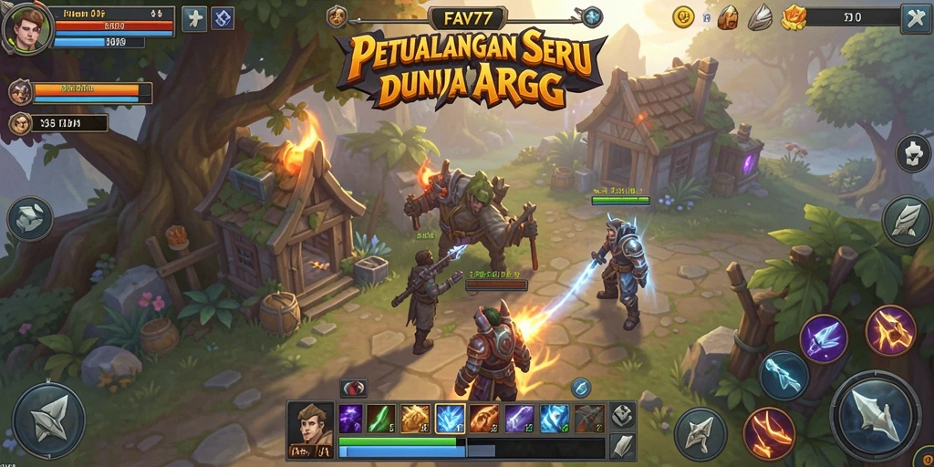 Gameplay dinamis dan penuh aksi dalam FAV77