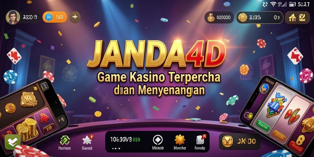 Tampilan gameplay Kasino yang seru dan menarik di JANDA4D.