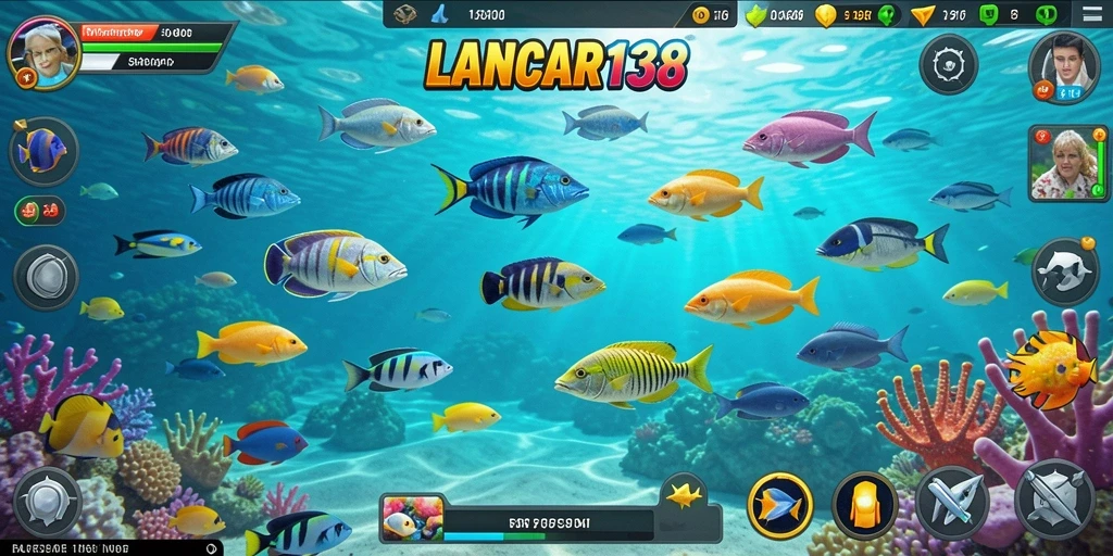 Tampilan gameplay menembak ikan di LANCAR138 yang seru