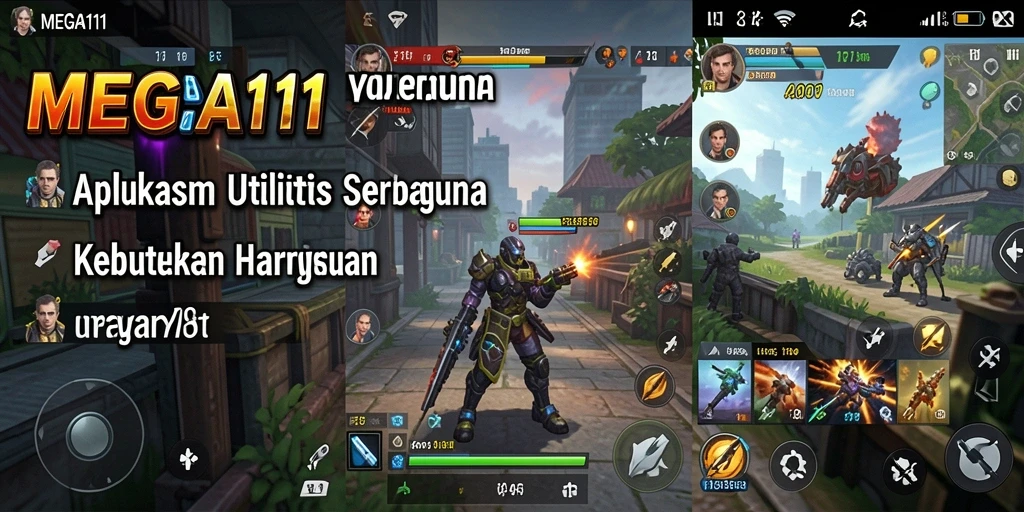 Tampilan utama MEGA111 dengan fitur pengingat dan catatan harian.