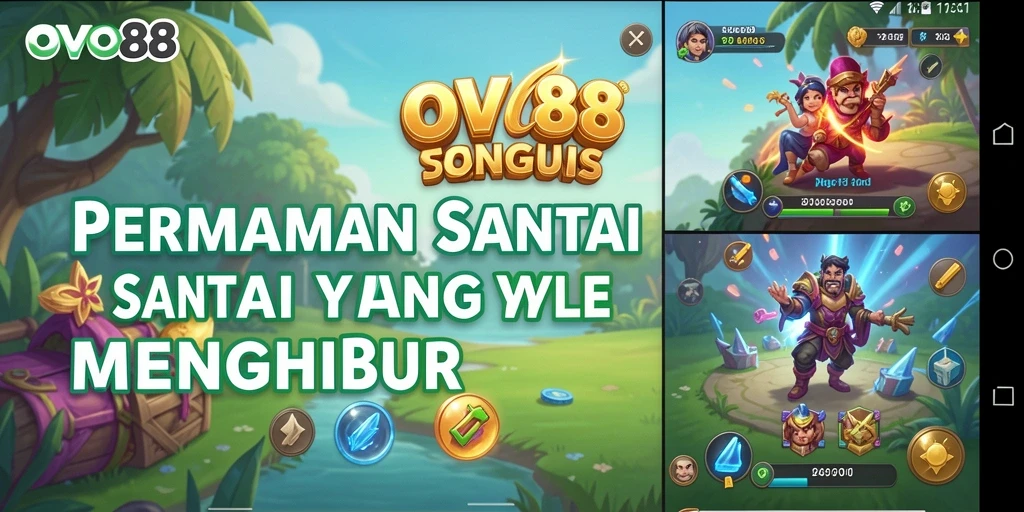 Tampilan gameplay OVO88 yang menyenangkan dan interaktif.