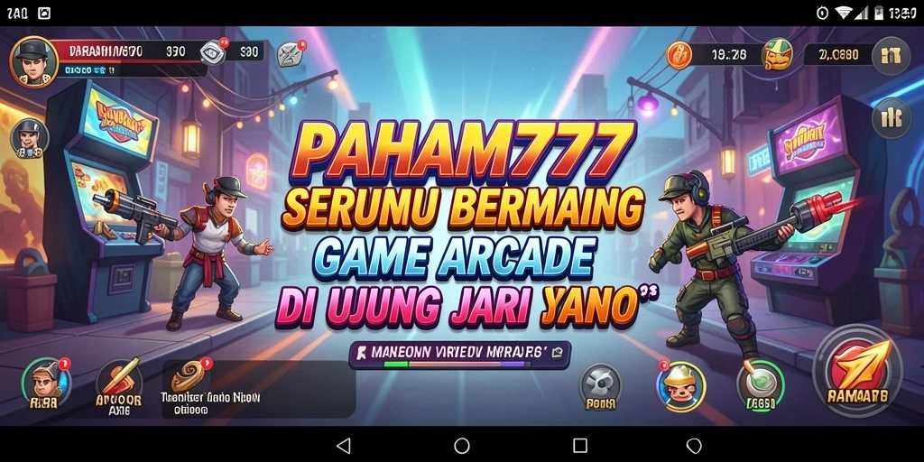 Screenshot gameplay PAHAM777 yang menunjukkan keseruan dalam permainan Arcade.